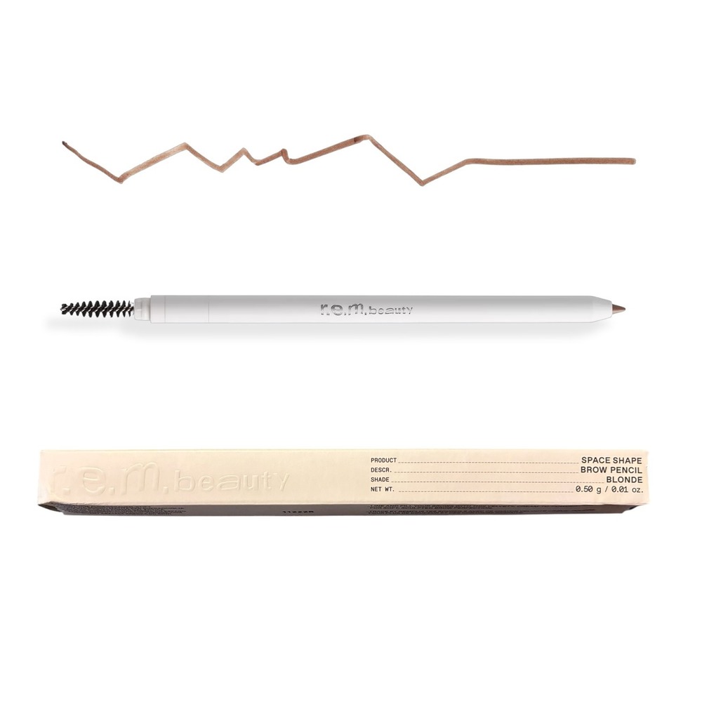 r.e.m. beauty Space Shape Brow Pencil Blonde Cream Powder Spoolie NIB SELF Award